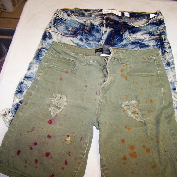 Size 16 Jean Shorts:  Evolution in Design and Traffic Jeanswear - Picture 1 of 9